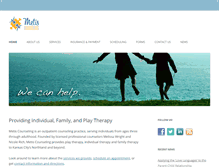 Tablet Screenshot of metiscounseling.com